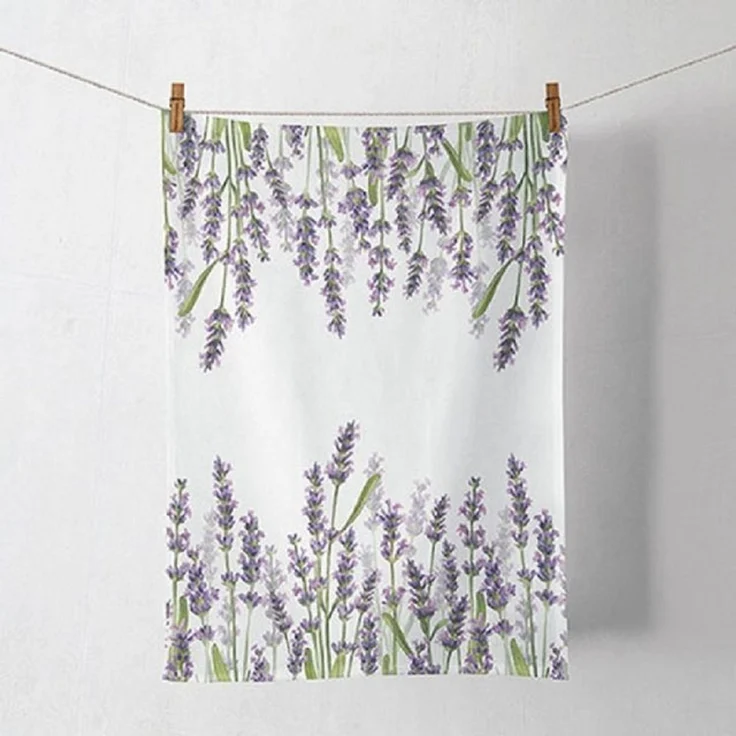 Ambiente Luxury Paper Products Geschirrtuch Blumen, Tücher, Handtuch Kollektion ca. 50x70cm aus Baumwolle, (1-tlg), Geschirrtuch / Küchentuch / Ideal als Geschenk – Bild 2