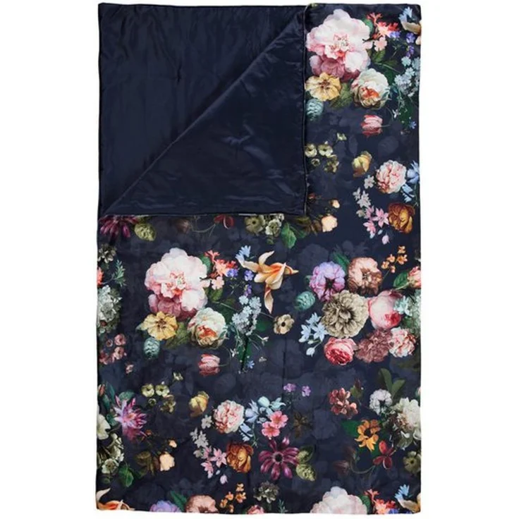 ESSENZA Plaid Wohndecke Fleur Nightblue 135x170 cm 135 x 170 cm – Bild 3