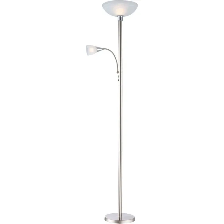 Globo 'Blade' LED Stehlampe, Metall / Glas weiß, Höhe: 178 cm