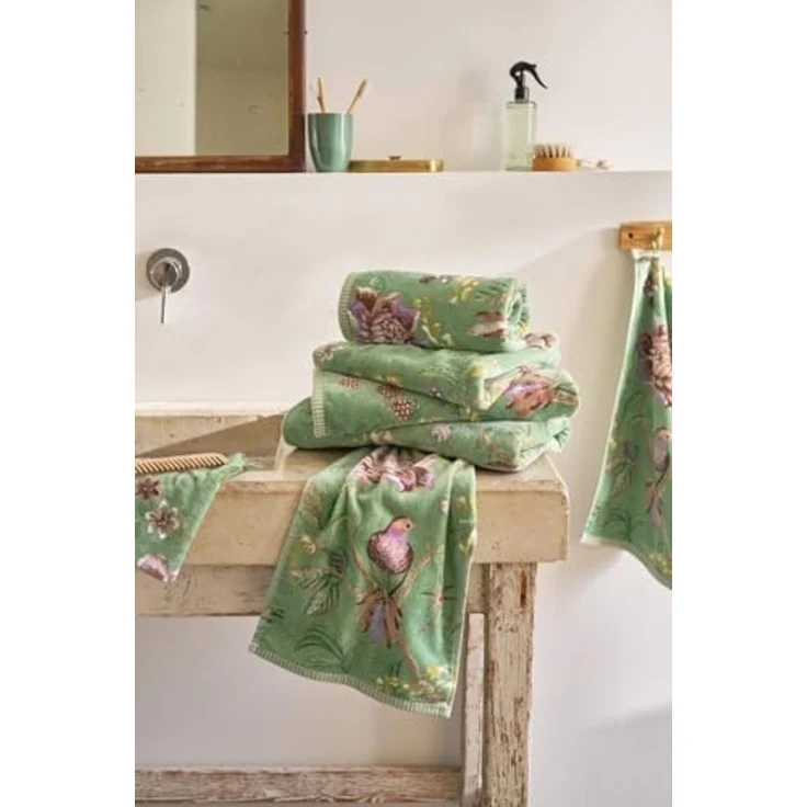 Pip Studio Handtuch Secret Garden Grün (55x100 cm) 320897 – Bild 5