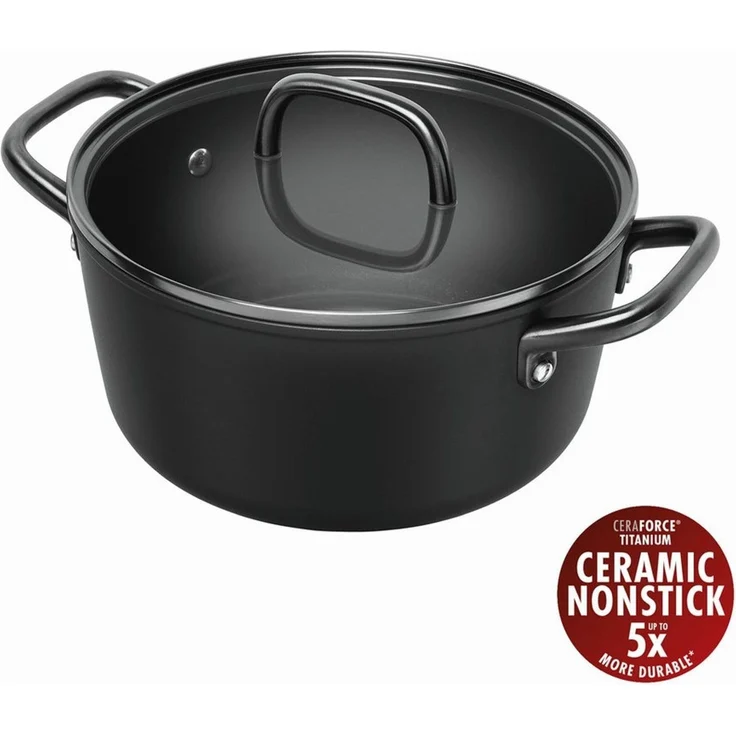 Zwilling Kochtopf Milano, Aluminium (1-tlg), Made in Italy, inkl. Deckel, Keramikbeschichtung, Induktion – Bild 2