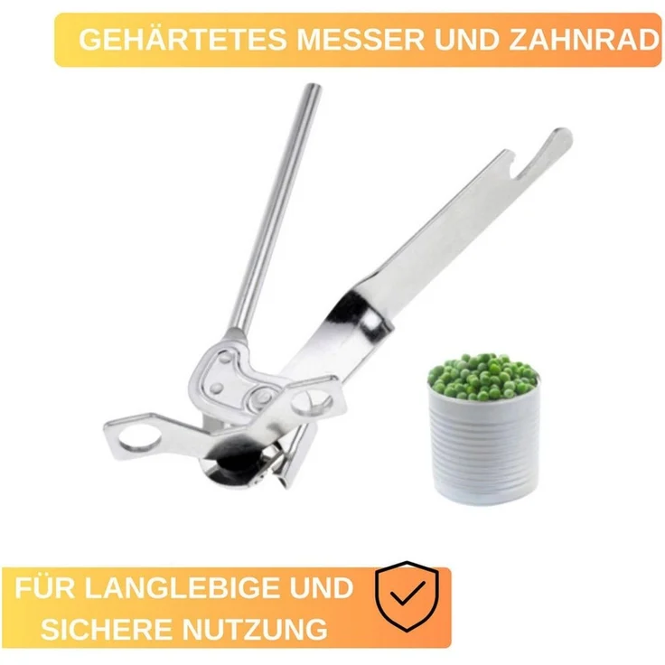 Thiru Dosenöffner - Zangendosenöffner - mit Schneidmesser/Schneiderad - Dosenöffner – Bild 3