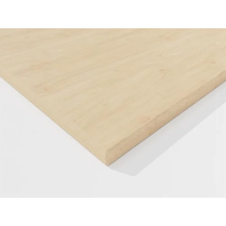 BISLEY Desktop, melaminharzbeschichtete MFC Tischplatte, mit 2 mm ABS Kante, DT251406005, H: 25 x B:1400 x T:600 mm, 014 ahorn – Bild 3
