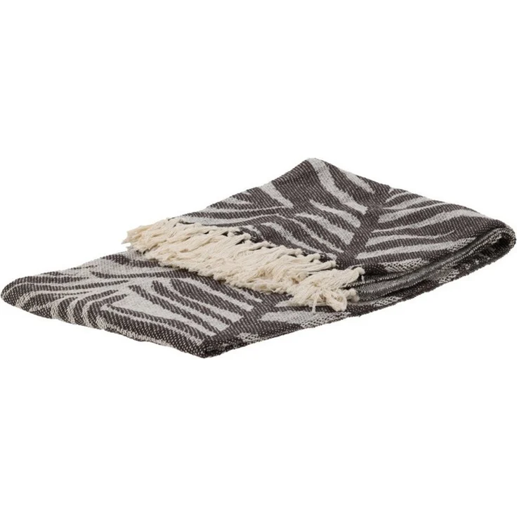 Wohndecke Baumwolldecke mit Muster, 160x130 cm, Home & styling collection