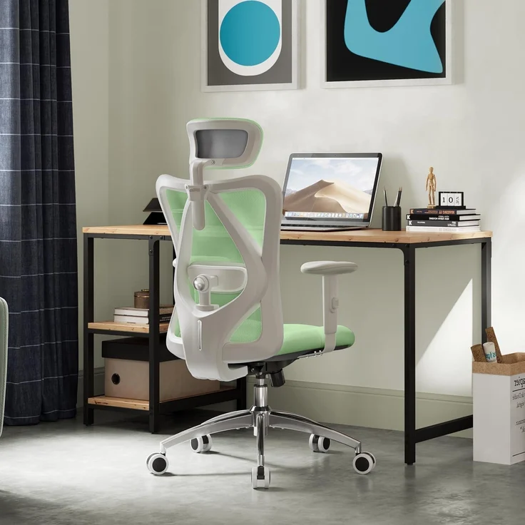 Ergonomischer SIHOO M18 Bürostuhl Verstellbare Kopfstütze – Bild 2