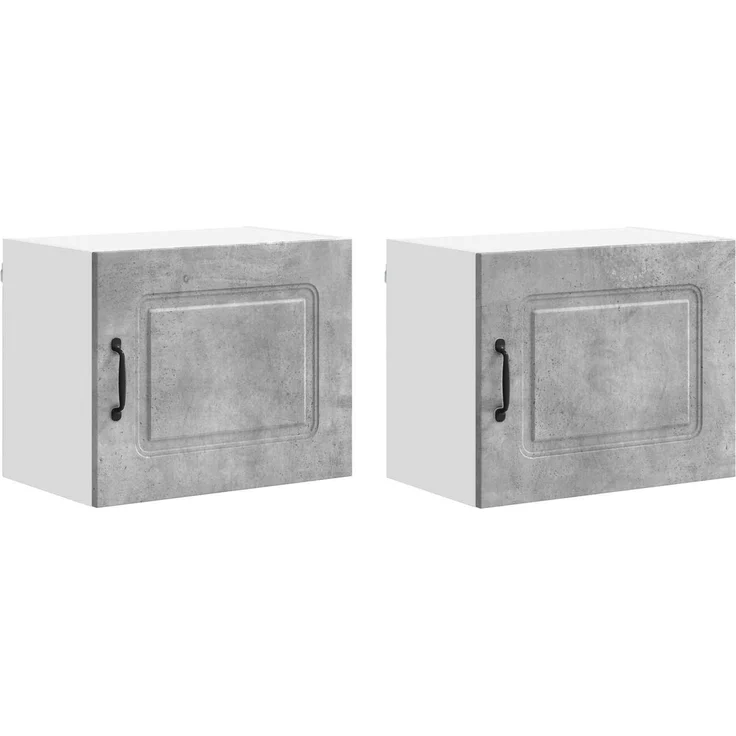 vidaXL Geschirrspülerfront KALMAR 2 stk. Betongrau 50 x 31 x 40 cm 884541 – Bild 2