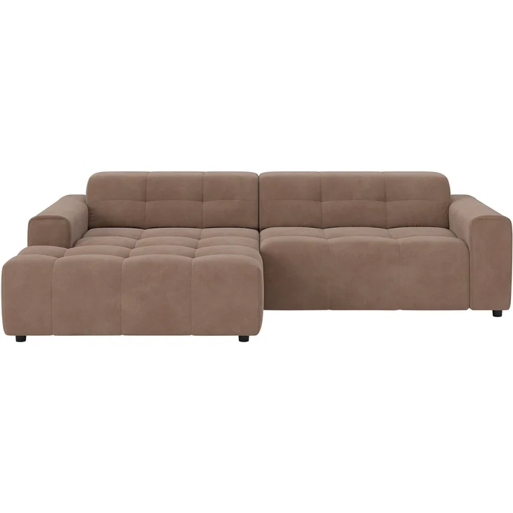 COTTA Ecksofa Sento L-Form, B: 280 cm, Chenille-Struktur, XXL Recamiere B: 133 cm, mit elektrische Sitztiefenverstellung, kubisch, bequemer Sitz – Bild 2