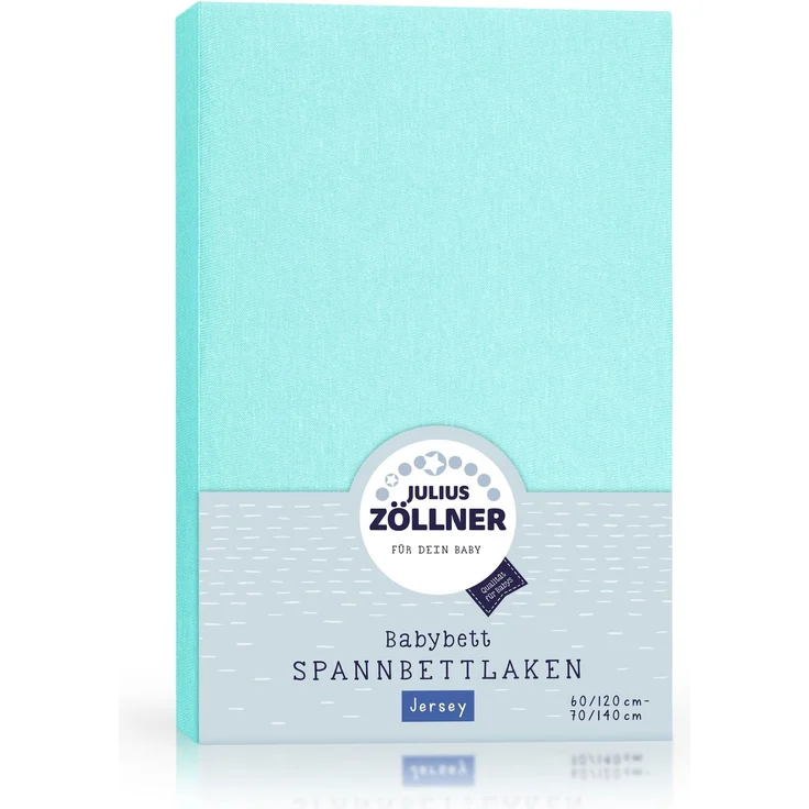 Julius Zöllner Spannbettlaken Jersey mint,60x120/70x140 cm – Bild 2