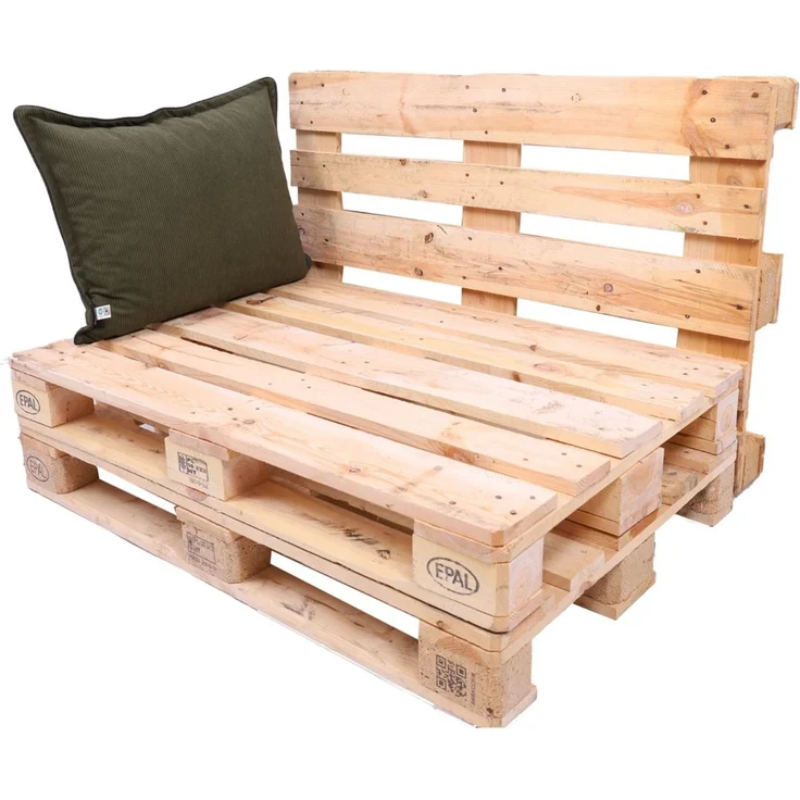 TexDeko Palettenkissen TexDeko Cord Seitenkissen (NUR Seitenkissen) wasserabweisend, Premium-Qualität, Cord (60x43x20cm) – Bild 1