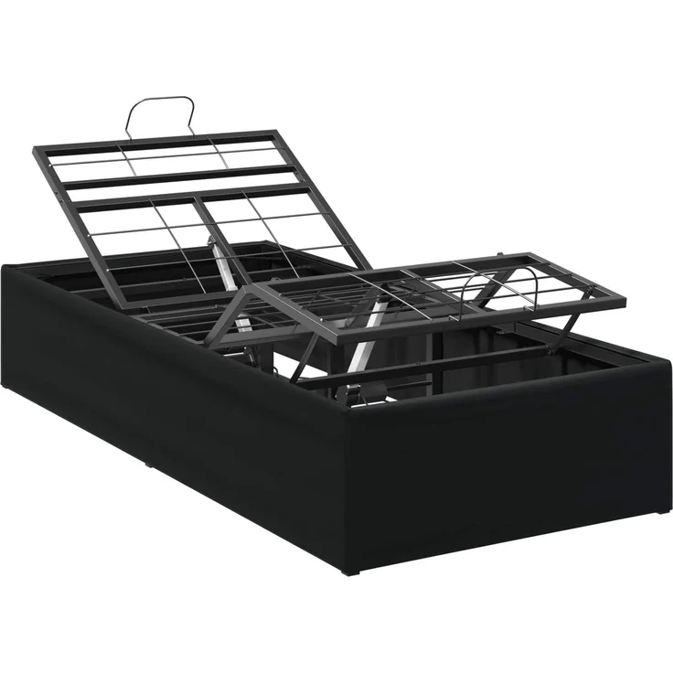 vidaXL Elektrisch verstellbares Bettgestell Schwarz 190 x 90 x 33,5 cm 42037335 – Bild 2