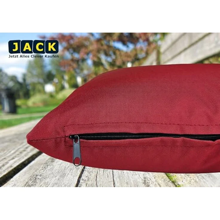 JACK Dekokissen 30x50cm Outdoor Lounge Kissen inkl. XXL Füllung, starke Füllung, strapazierfähig, wasserabweisend, In- und Outdoor – Bild 5