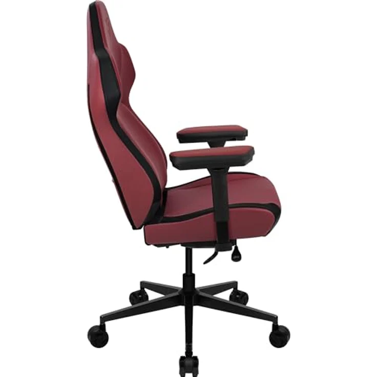 ThunderX3 CORE Smart Ergonomischer Gaming Stuhl, Kunstleder, integrierte Synchronmechanik, 3D-Armlehnen, belastbar bis 125 kg, Modern Rot – Bild 6