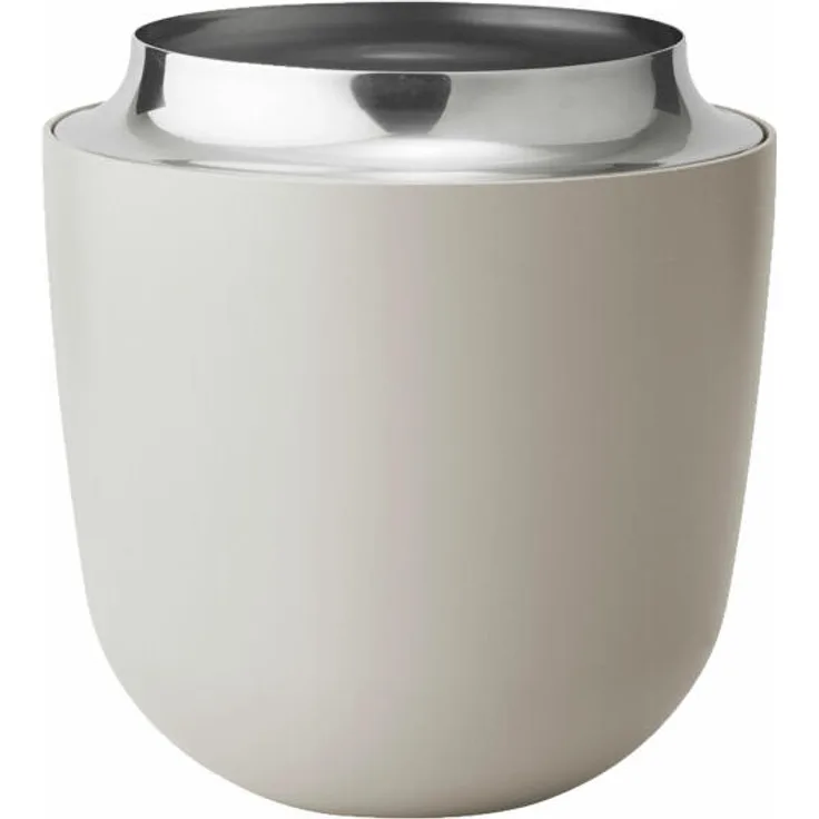 Stelton Concave Vase Medium, Blumenvase, Blumen Krug, Sand Matt, 14 cm, X-140