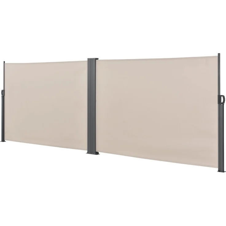 2er-Set Seitenmarkise Alcazaba 180x300 cm Sandfarben pro. tec – Bild 3