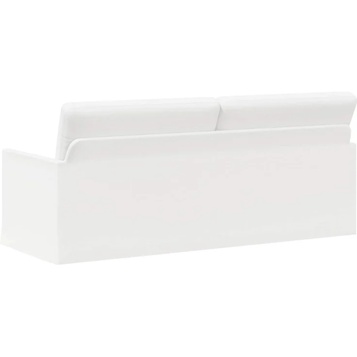 vidaXL 3-Sitzer Sofa Weiß 190 x 81 x 82 cm Stoff 42041116 – Bild 4