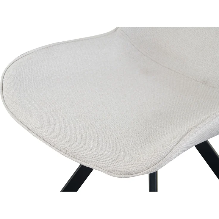 Drehstuhl 2er Set Rio Stühle in Creme - gemütliches Design - B/H/T: 52x85x61 cm – Bild 10
