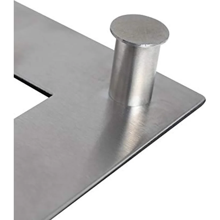 Türgarderobe mit 6 Haken edelstahl silber – Bild 6