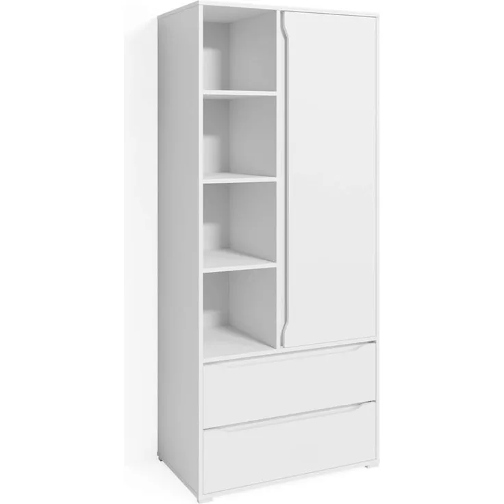 Kleiderschrank Ruben Weiß 80 x 189.9 cm Vicco