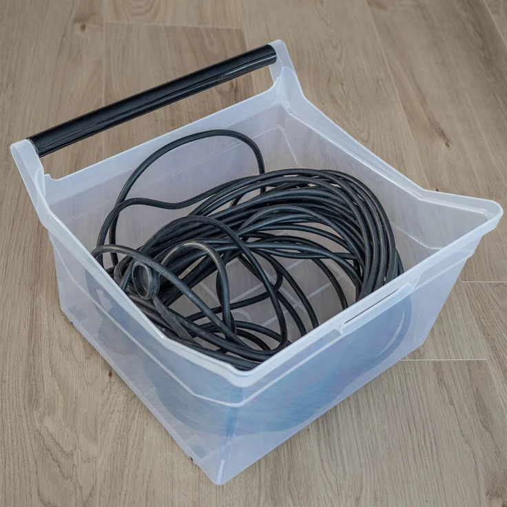 KADAX System Organizer Container auf Rollen für einen 29L Kleiderschrank mit Griffen – Bild 4