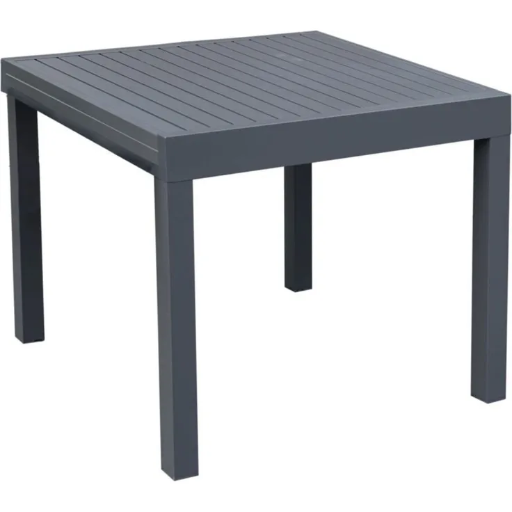 Ausziehtisch ELENA, Aluminium, LxBxH 90-180x90x75cm