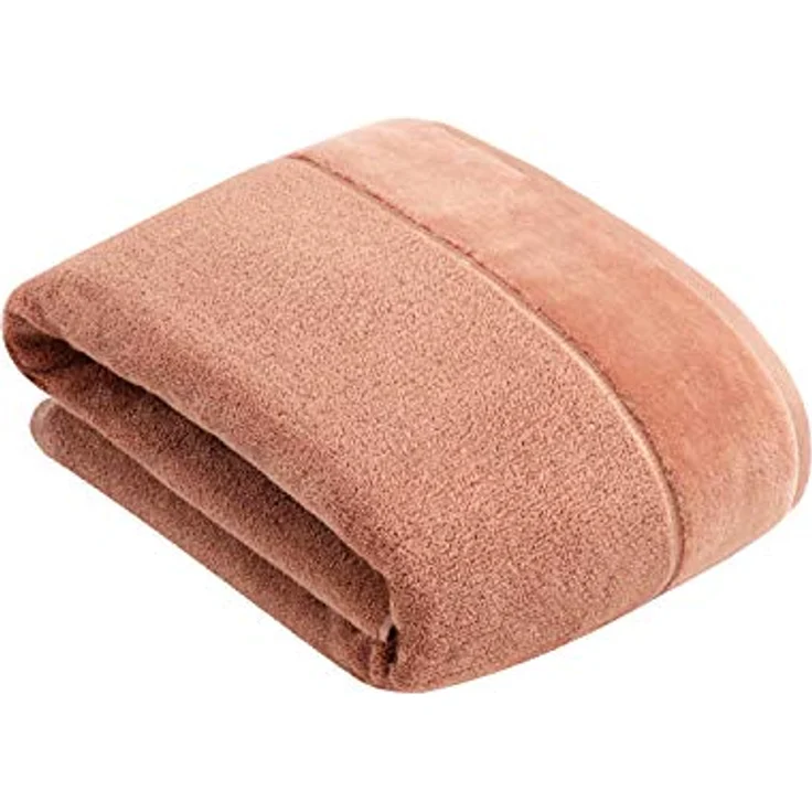 Vossen Badetuch Pure, Braun, 100x150 cm, Oeko-Tex® Standard 100, saugfähig, schadstoffgeprüft, Made in Austria – Bild 1