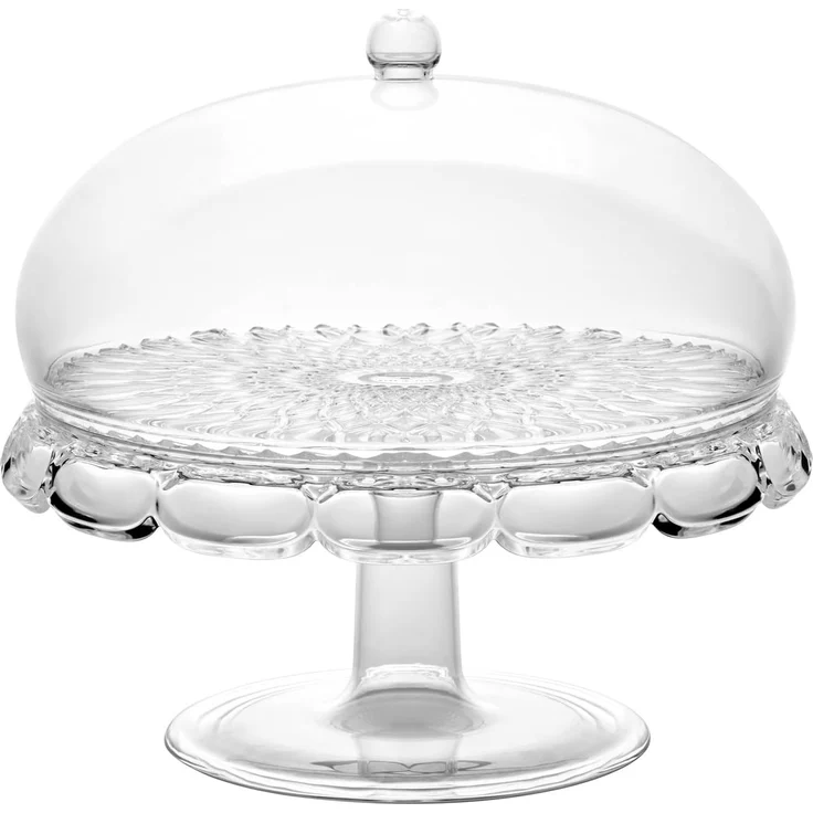 Guzzini VANITY Kuchenplatte mit Fuß und Haube Clear