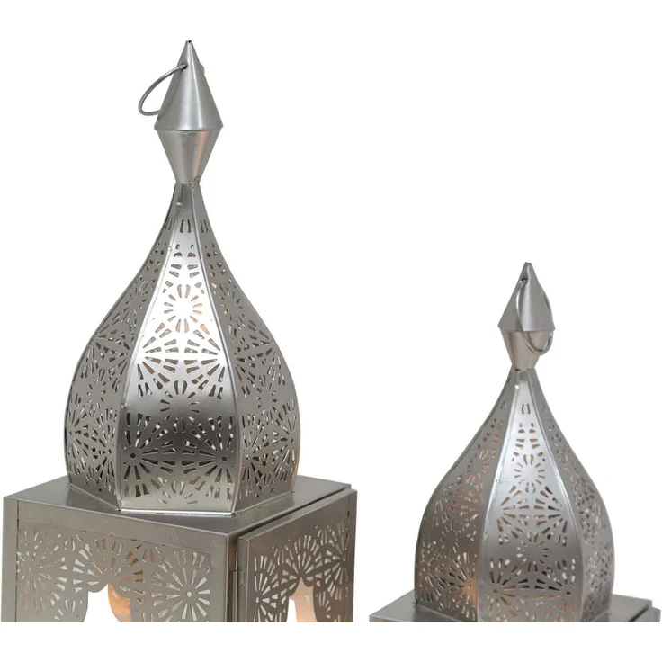 Orientalisches Windlicht Modena Silber L&M – Bild 15