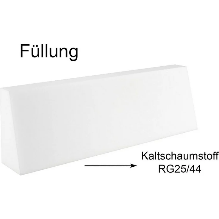 sunnypillow Rückenkissen Palettenkissen gesteppt Rückenkissen 120x40x20/10cm, Schwarz – Bild 4
