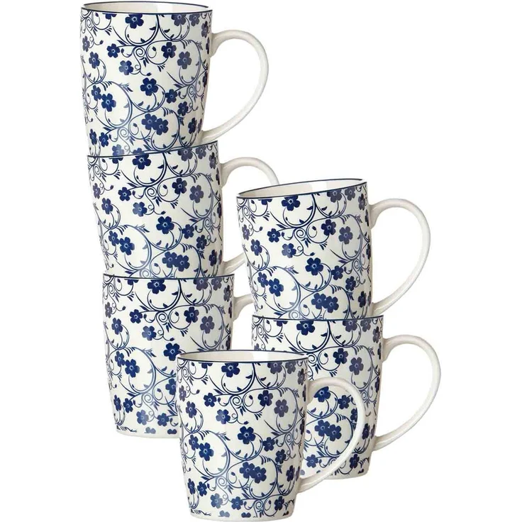 Ritzenhoff & Breker Royal Sakura Henkelbecher 350 ml 6er Set – Bild 1