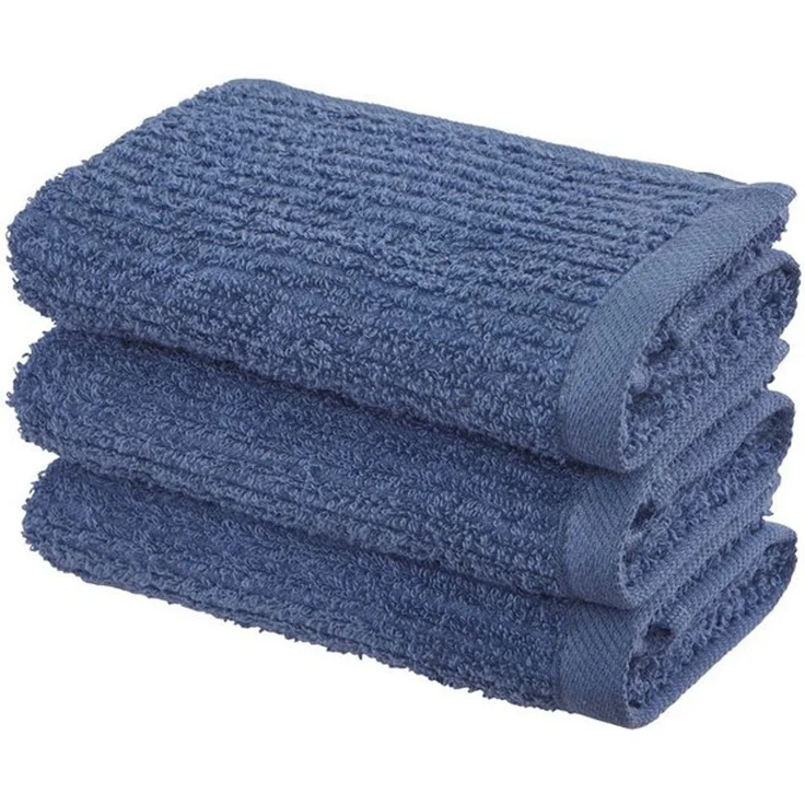 OTTO home Gästehandtücher Riva, 30x50, Premium Handtücher, 500 gr/m², Webfrottier (3-St), Hoch-Tief-Struktur, Streifen, weich, 5 Jahre Garantie – Bild 1