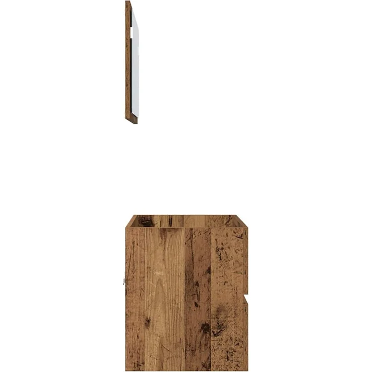vidaXL Badezimmermöbel-Set 2 pcs Altholz Sperrholz und Metall 875432 – Bild 9