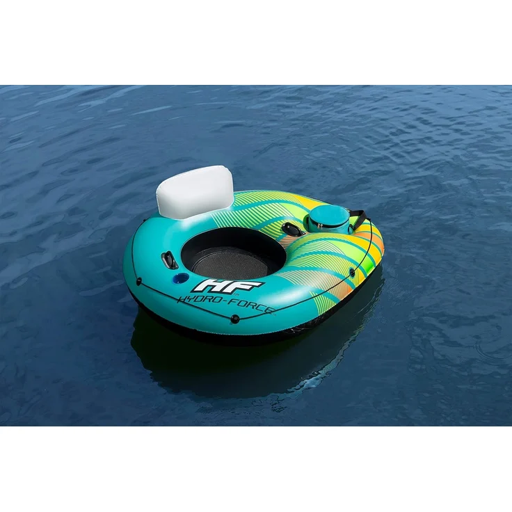Hydro-Force™ Alpine Schwimmring mit Rückenlehne & Kühltasche 169 x 137 cm – Bild 15