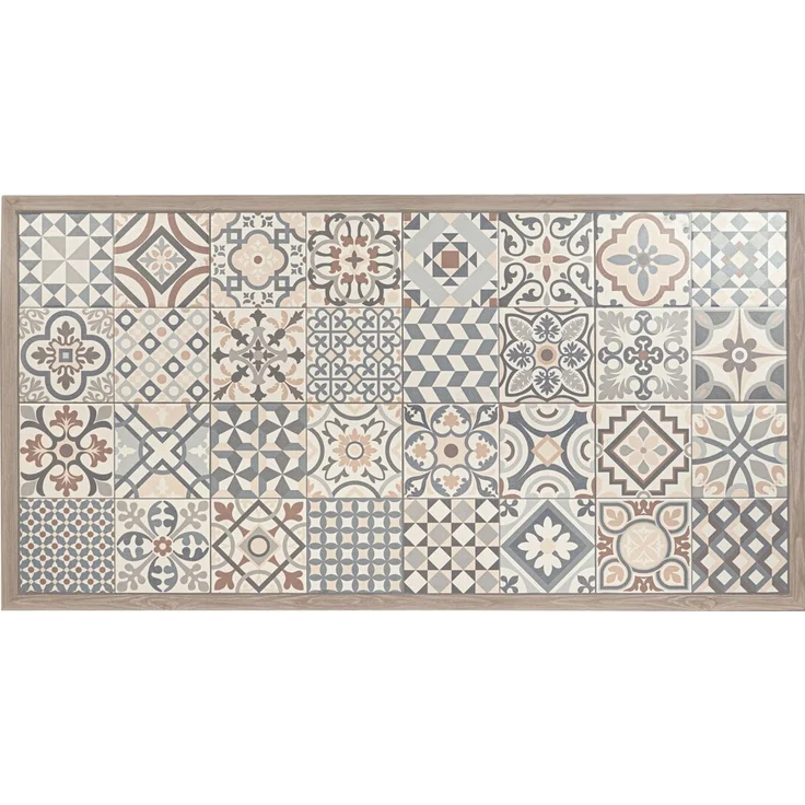 5er Garten-Barset Aremilak - Aluminium Timber Natur, Olefin Naturbeige – Bild 9