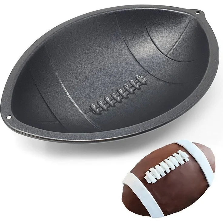 40YARDS Backform American Football Backform inkl. REZEPT aus Stahl, (1-tlg), mit Antihaftbeschichtung (maßstabsgetreu) – Bild 5