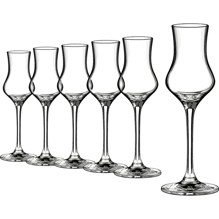 Rona Grappaglas 90 ml, 6er Set Destillatglas Schnapsglas – Bild 2