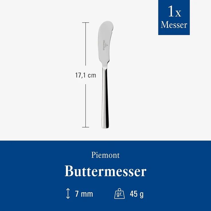 Villeroy & Boch Piemont Buttermesser – Bild 4