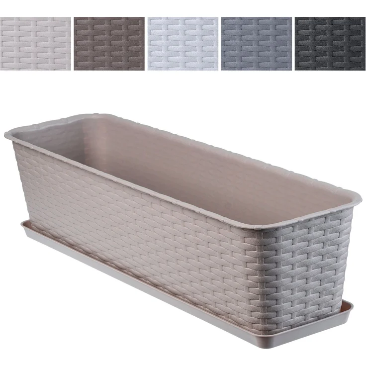 KADAX Blumentopf-Balkon-Pflanzgefäß-Ständer 60 cm Karamell – Bild 8