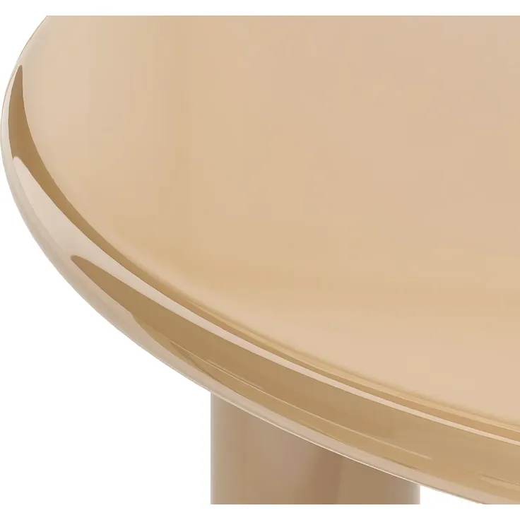 Vente-unique - BENESA Couchtisch Holz, Platte Beige - B 90 cm x H 40 cm x L 90 cm – Bild 3