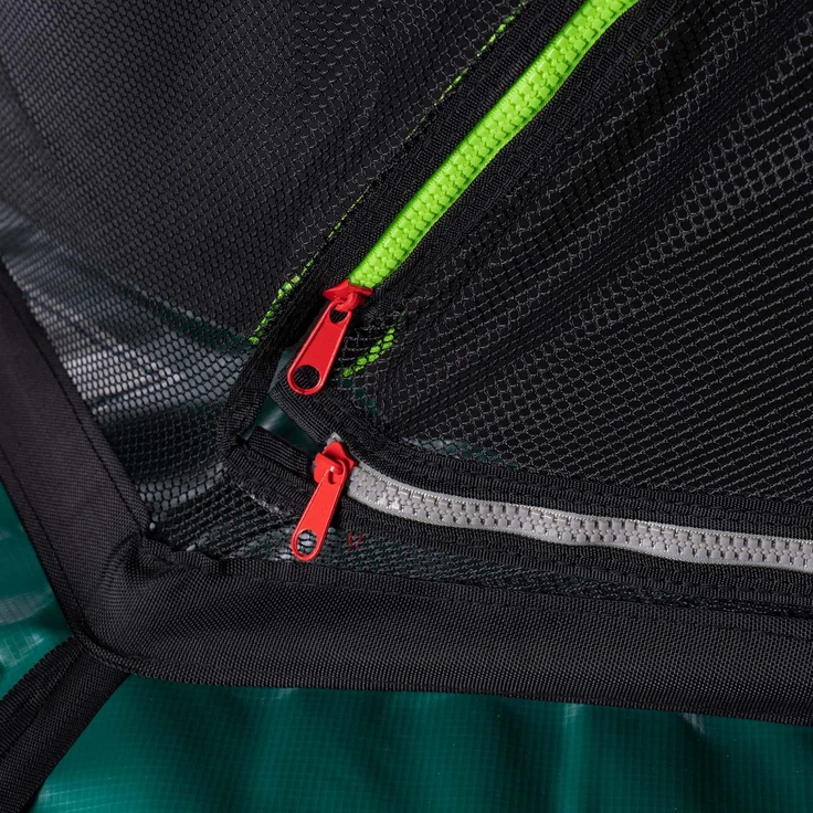KINETIC SPORTS Trampolin Federlos-Design 'Bungee Safety Elite' - AirMAXX Sprungtuch-Technologie, Ultraleise, Outdoor Gartentrampolin für Kinder & Erwachsene, Ø 366 cm – Bild 7