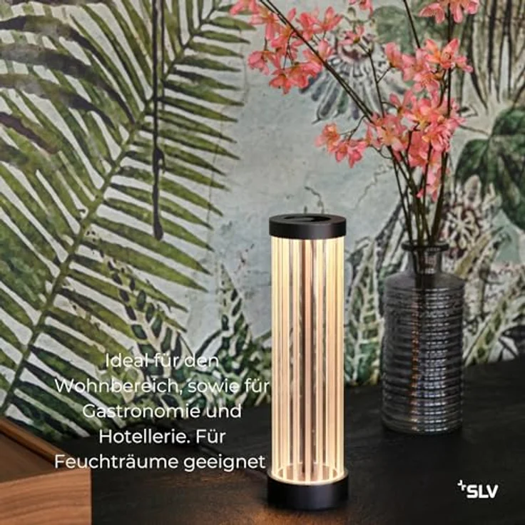 SLV QUIMERA Tischleuchte, gebürstetes Messing, 2700/3000K, 120 Lumen, 360° Abstrahlwinkel – Bild 8