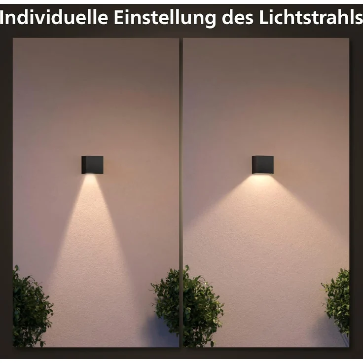 Philips Hue White & Color Ambiance Resonate Wandleuchte einstrahlig, schwarz – Bild 5