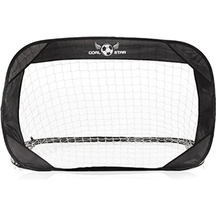 Goods+Gadgets Fußballtor GOODS+GADGETS Pop-Up Fußballtor 2er Set-Fußballtor mit Stangen-Tasche (Goal Star, 1 St, Torwand), mit Tragetasche – Bild 2