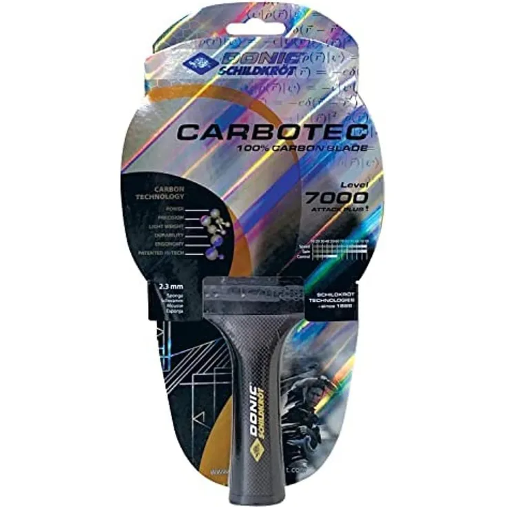 Tischtennisschläger CarboTec 7000, konkav