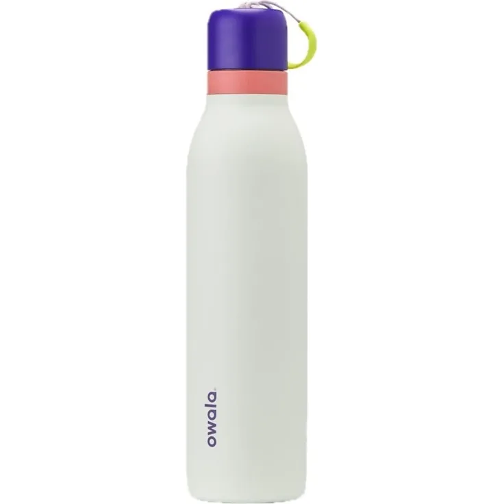 Owala FreeSip Twist Isolierte Trinkflasche, 710ml, Minty Horizons | Isolierter Edelstahl | Auslaufsicherer Deckel | BPA-frei, bleifrei und phthalatfrei | 2-in-1-Trinkverschluss