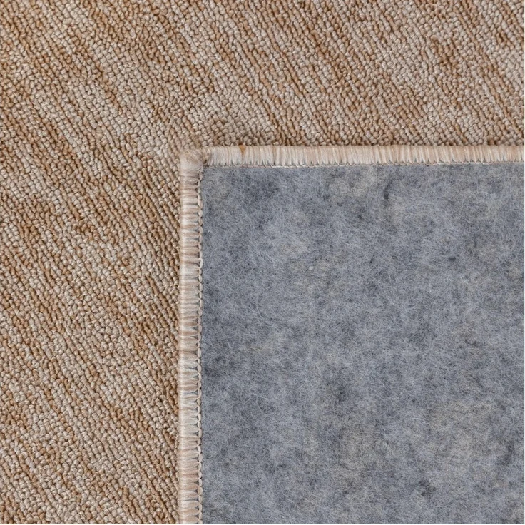 Carpettex Schlingenteppich Unicolor - Einfarbig, Läufer, Höhe: 7 mm, Kurzflor Schlingen Teppich Wohnzimmer Einfarbig Modern – Bild 3