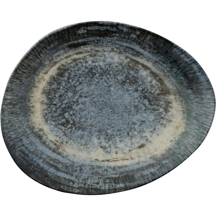 Arthur Krupp Teller flach 31x26cm Galaxy Neptune – Bild 4