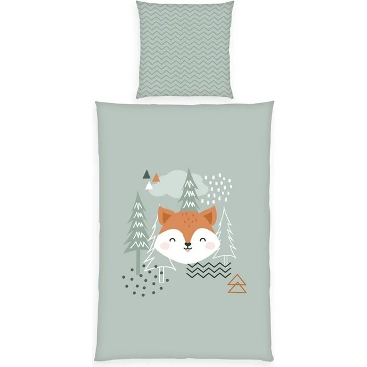 Baby Best Wendebettwäsche Young Collection Nordic Forest, Flanell, 2 teilig, mit tollem Wendemotiv – Bild 4