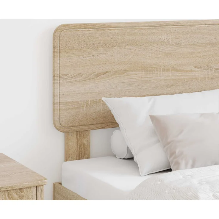 vidaXL Kopfteil Sonoma-Eiche Holzwerkstoff 90 x 93 x 3 cm Braun (Art-Nr 888586) – Bild 3