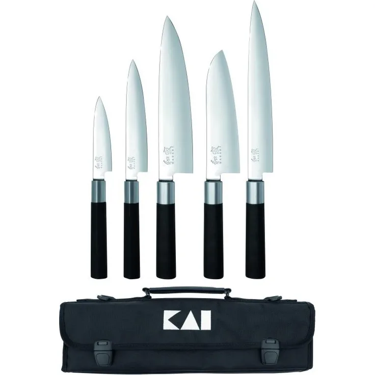 KAI Wasabi Black Europa Messer Set DM-0781EU67