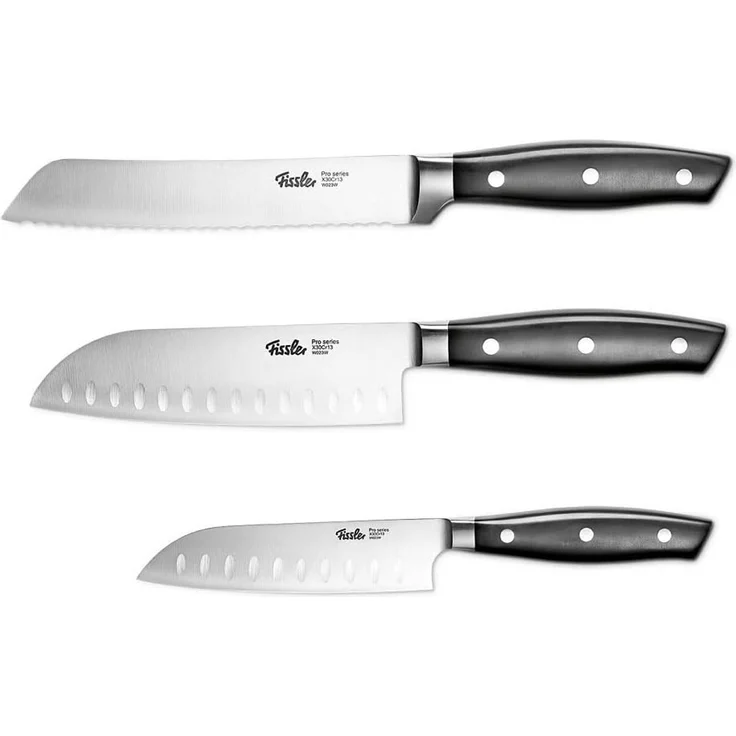 Fissler Messer-Set Profi Messer - Edelstahl Messer mit Spezialklinge, Messerset, Küchenmesser Fleischmesser, Allzweckmesser Sushi Messer – Bild 1